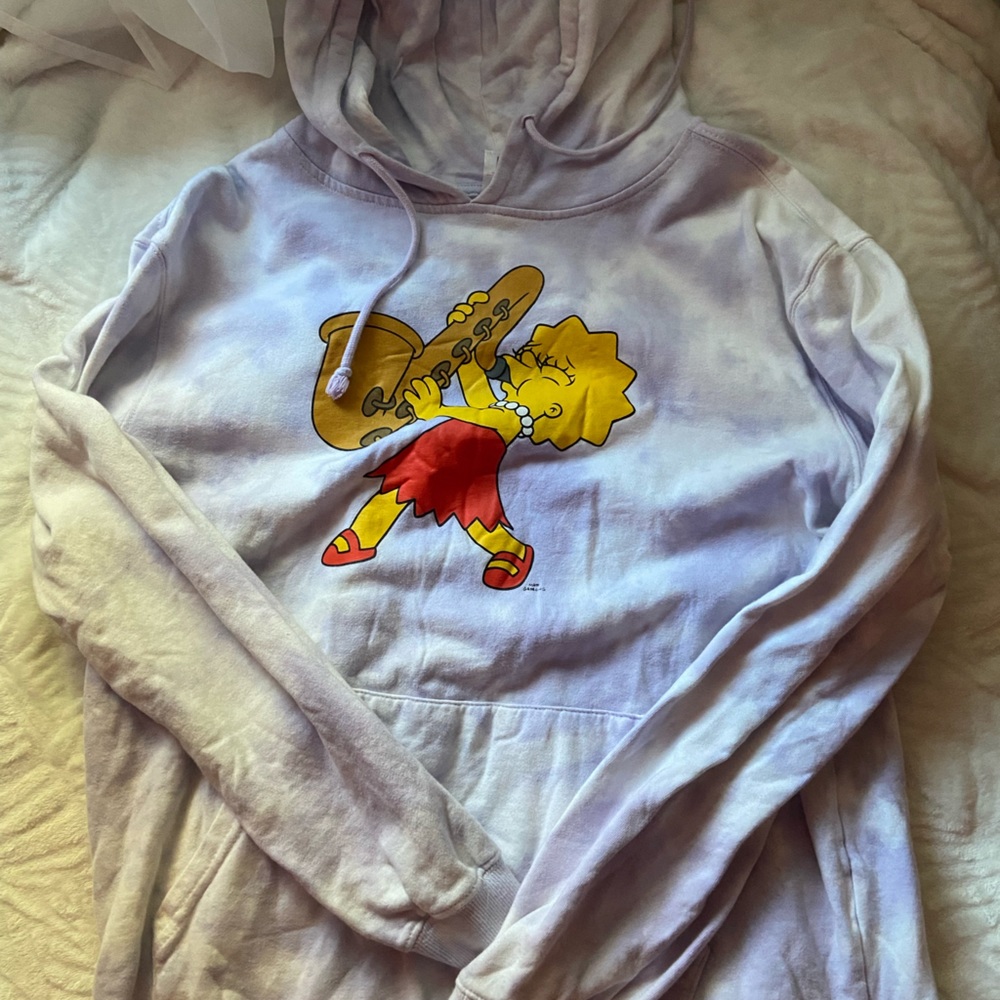 The Simpsons Tie dye graphic hoodie